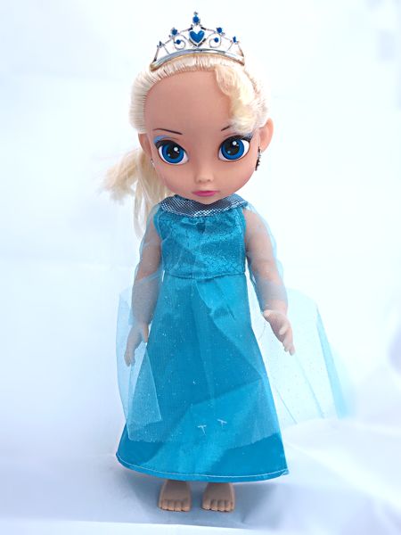 Panenka zimní královna 38 cm - modré - obrázek 1