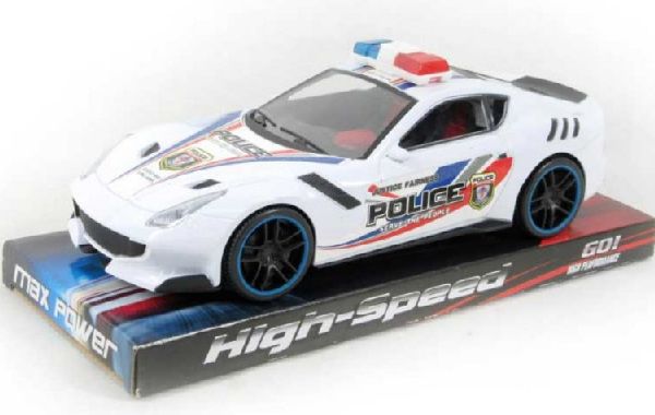 Stíhací policejní auto - černá - obrázek 1