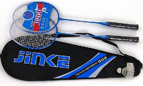 Badminton kovový modrý - obrázek 1