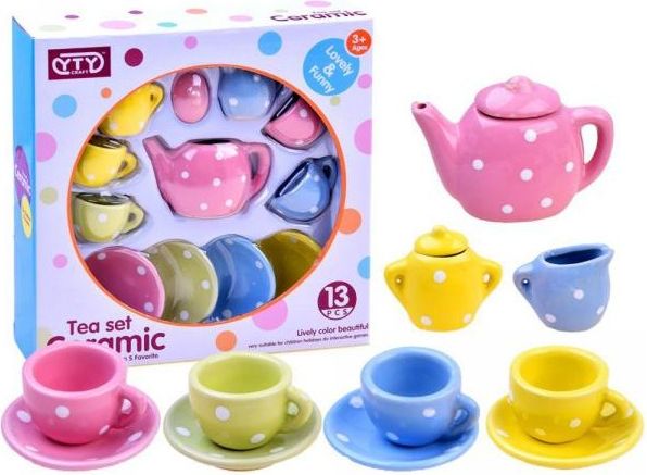 Barevný čajový set - obrázek 1
