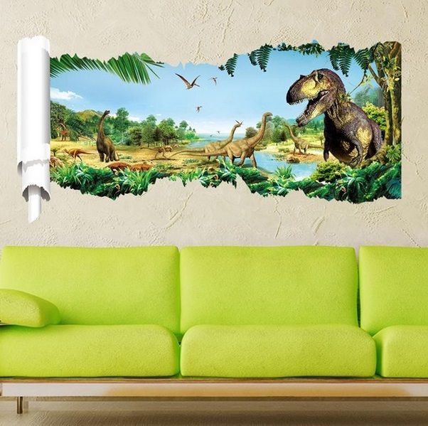 Nálepky na zeď Dinosauři - obrázek 1