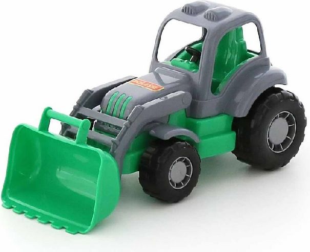 Traktor se lžící - modrožlutá - obrázek 1