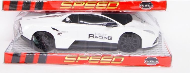 Sportovní auto 25 cm - bílá - obrázek 1