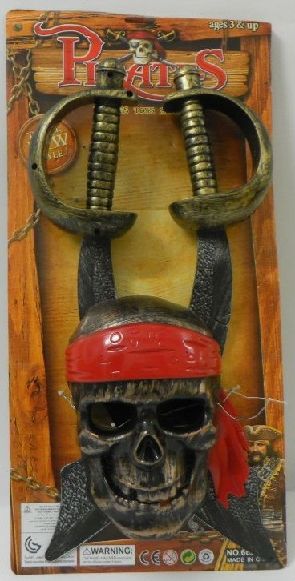 Pirátská souprava s maskou - obrázek 1