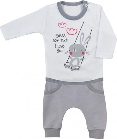 2-dílná kojenecká souprava Koala Swing bílá, Bílá, 62 (3-6m) - obrázek 1
