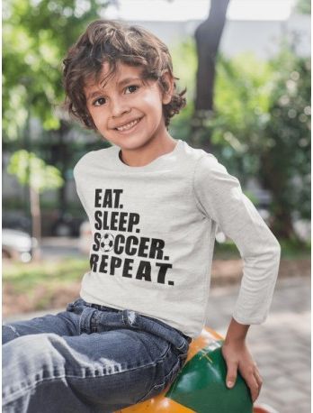 KIDSBEE Chlapecké bavlněné tričko Soccer - sv. šedé, Velikost koj. oblečení 116 - obrázek 1