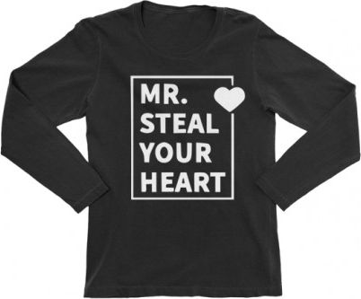 KIDSBEE Chlapecké bavlněné tričko MR. Steal your heart - černé , Velikost koj. oblečení 104 - obrázek 1