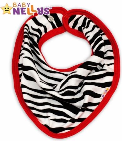 Bavlněný šátek na krk ZEBRA Baby Nellys ® - obrázek 1