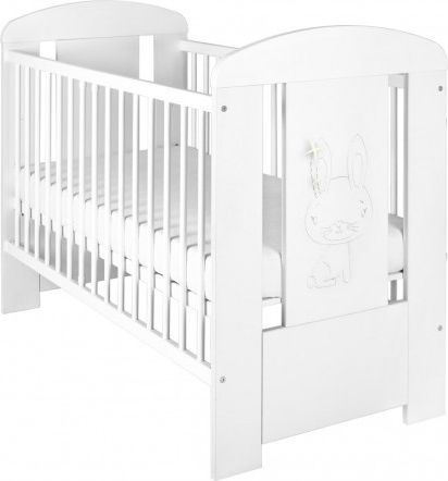 Dětská postýlka New Baby Králíček standard bílá, Bílá - obrázek 1