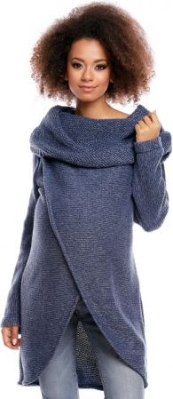 Dlouhý svetřík JESSIE - jeans - obrázek 1