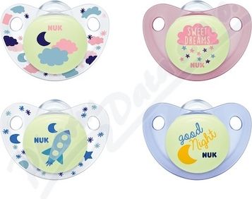 NUK Dudlík Night&Day SI V1(0-6m) 1ks 730135 - obrázek 1