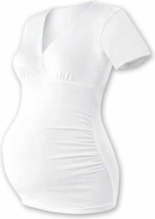 Těh. triko/tunika kr. rukáv EVA - bílé, Velikosti těh. moda S/M - obrázek 1