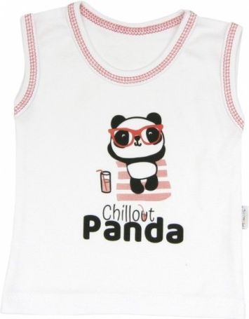 Bavlněné tilko Panda, Velikost koj. oblečení 98 (24-36m) - obrázek 1