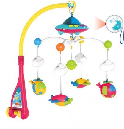 Kolotoč nad postýlku s projektorem a ovladačem Bayo, Multicolor - obrázek 1