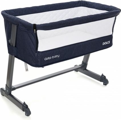 Coto Baby Dětská postýlka Dolce - jeans - obrázek 1