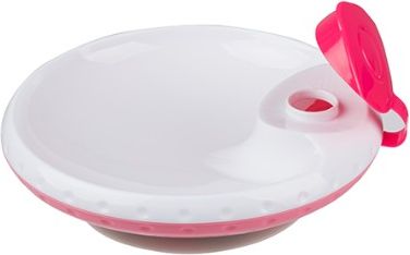 Ohřívací talířek s přísavkou - růžová - obrázek 1