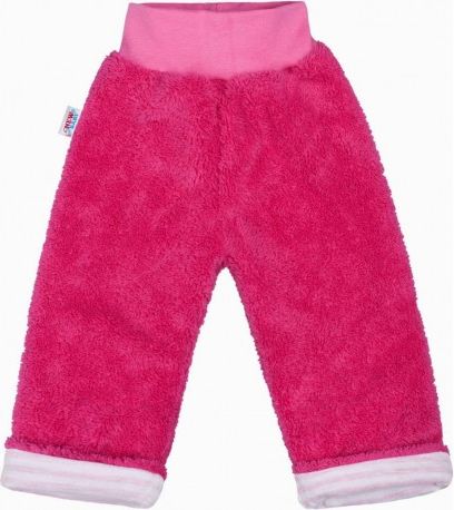 Zimní dětské tepláčky New Baby Ušáček tmavě růžové, Růžová, 68 (4-6m) - obrázek 1