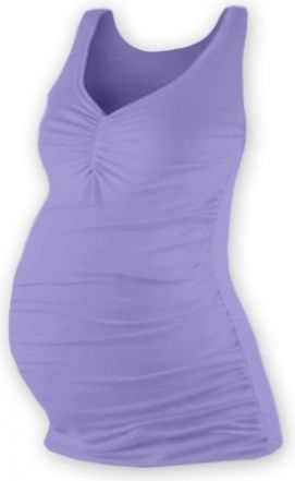 Těhotenský topík JOLANA - šeříková, Velikosti těh. moda S/M - obrázek 1