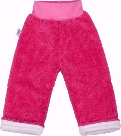 Zimní dětské tepláčky New Baby Ušáček tmavě růžové, Růžová, 62 (3-6m) - obrázek 1
