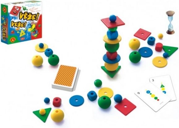 Věže společenská hra v krabici 24,5x25x6cm - obrázek 1