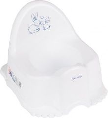 Hrající dětský nočník Bunny bílý, Bílá - obrázek 1