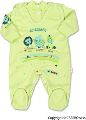 2-dílná souprava New Baby Zvířátka zelená, Zelená, 74 (6-9m) - obrázek 1