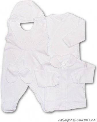 Soupravička 5-ti dílná New Baby bílá, Bílá, 62 (3-6m) - obrázek 1