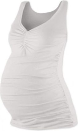 Těhotenský topík JOLANA - smetanová, Velikosti těh. moda M/L - obrázek 1