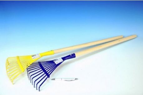 Hrábě planžetové s násadou kov/dřevo 80cm nářadí - obrázek 1