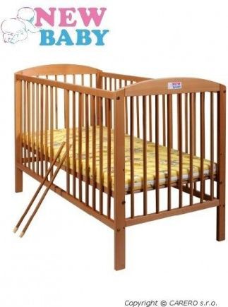 Buková postýlka NEW BABY Juliet - přírodní, Přírodní - obrázek 1