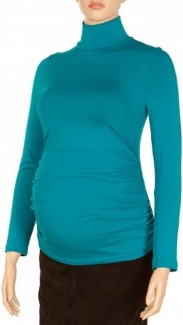 Těhotenská halenka dl. rukáv ZOLA mořská, Velikosti těh. moda XS/L - obrázek 1
