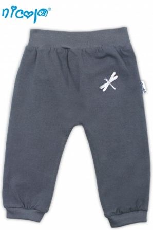 Bavlněné tepláčky Vážka - granátové - obrázek 1