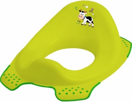 Adaptér - treningové sedátko na toaletu Funny Farm - zelený - obrázek 1