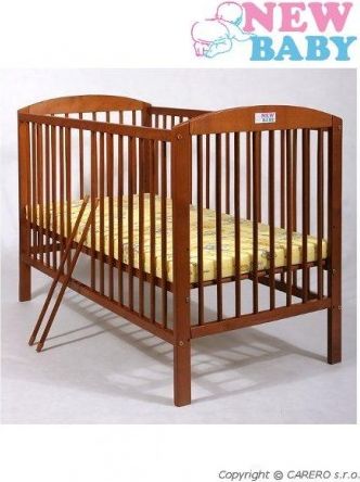Buková postýlka NEW BABY Juliet - teak, Teak - obrázek 1