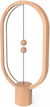 Allocacoc Heng Balance Lamp Ellipse USB lampička světlé dřevo - obrázek 2