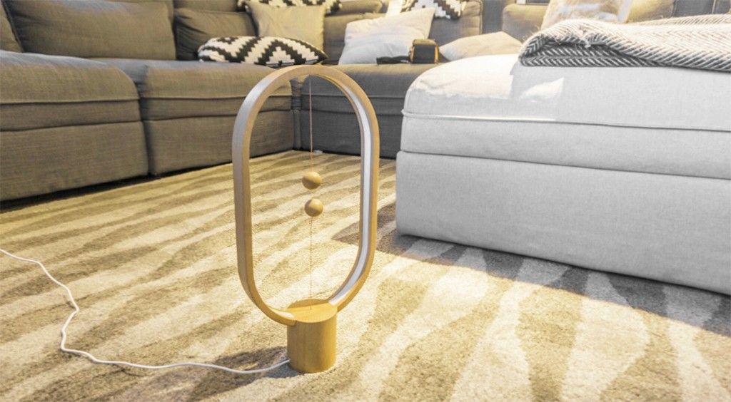 Allocacoc Heng Balance Lamp Ellipse USB lampička světlé dřevo - obrázek 10