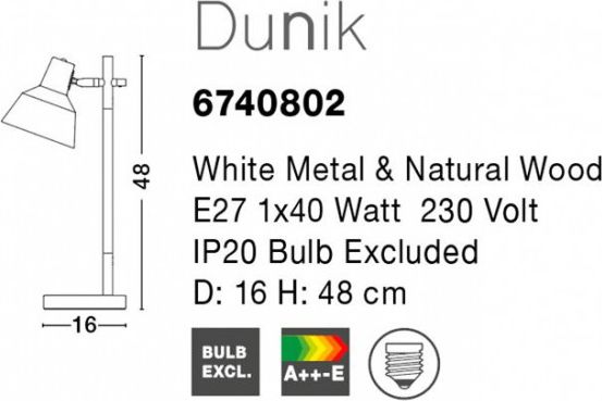 Nova Luce Dunik 6740801 dětská stolní lampička - obrázek 3