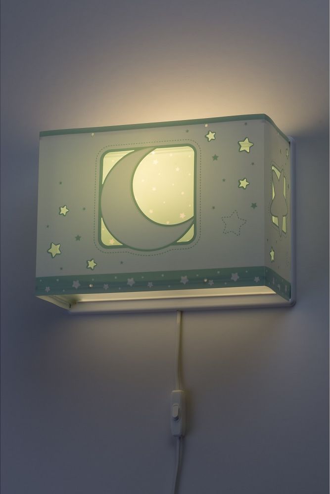 Dalber Moonlight Green 63238H dětské světlo na zeď - obrázek 4