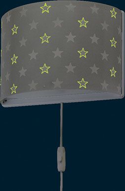 Dalber Stars Grey 81218E dětské nástěnné světlo - obrázek 5