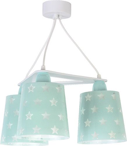 Dalber Stars Green 81214H dětský závěsný lustr - obrázek 1
