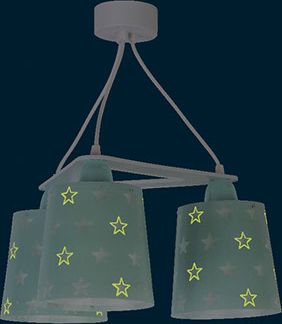 Dalber Stars Green 81214H dětský závěsný lustr - obrázek 3
