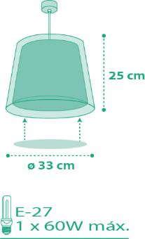 Dalber Stars 81212L dětské závěsné světlo - obrázek 4