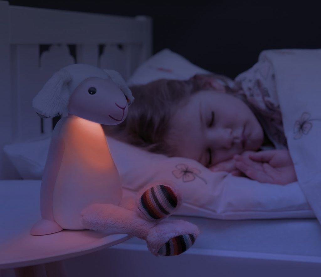 ZAZU Ovečka FIN růžová čtecí lampička s nočním světlem - obrázek 2