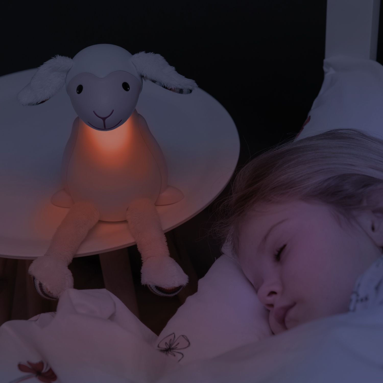 ZAZU Ovečka FIN růžová čtecí lampička s nočním světlem - obrázek 3