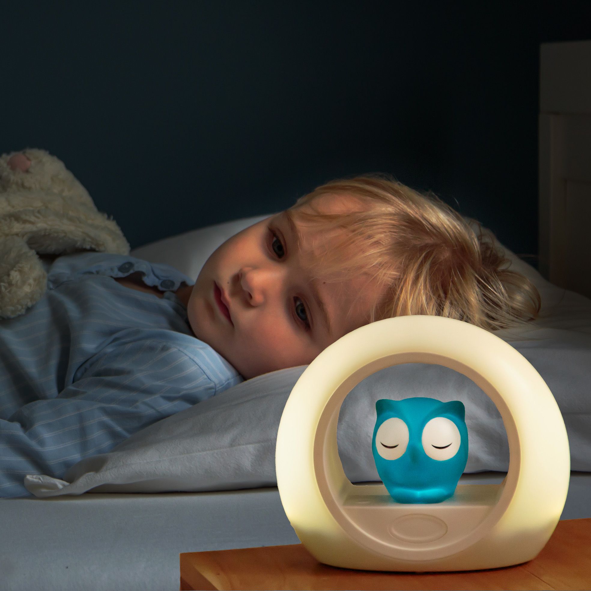 ZAZU Sovička LOU růžová noční světlo se zvukovým senzorem - obrázek 3