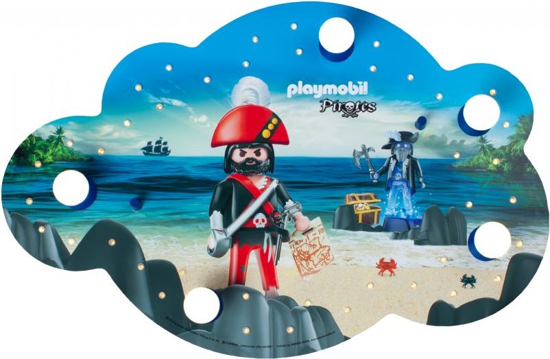 Elobra Playmobil Piráti 136188 dětské nástěnné světlo - obrázek 1