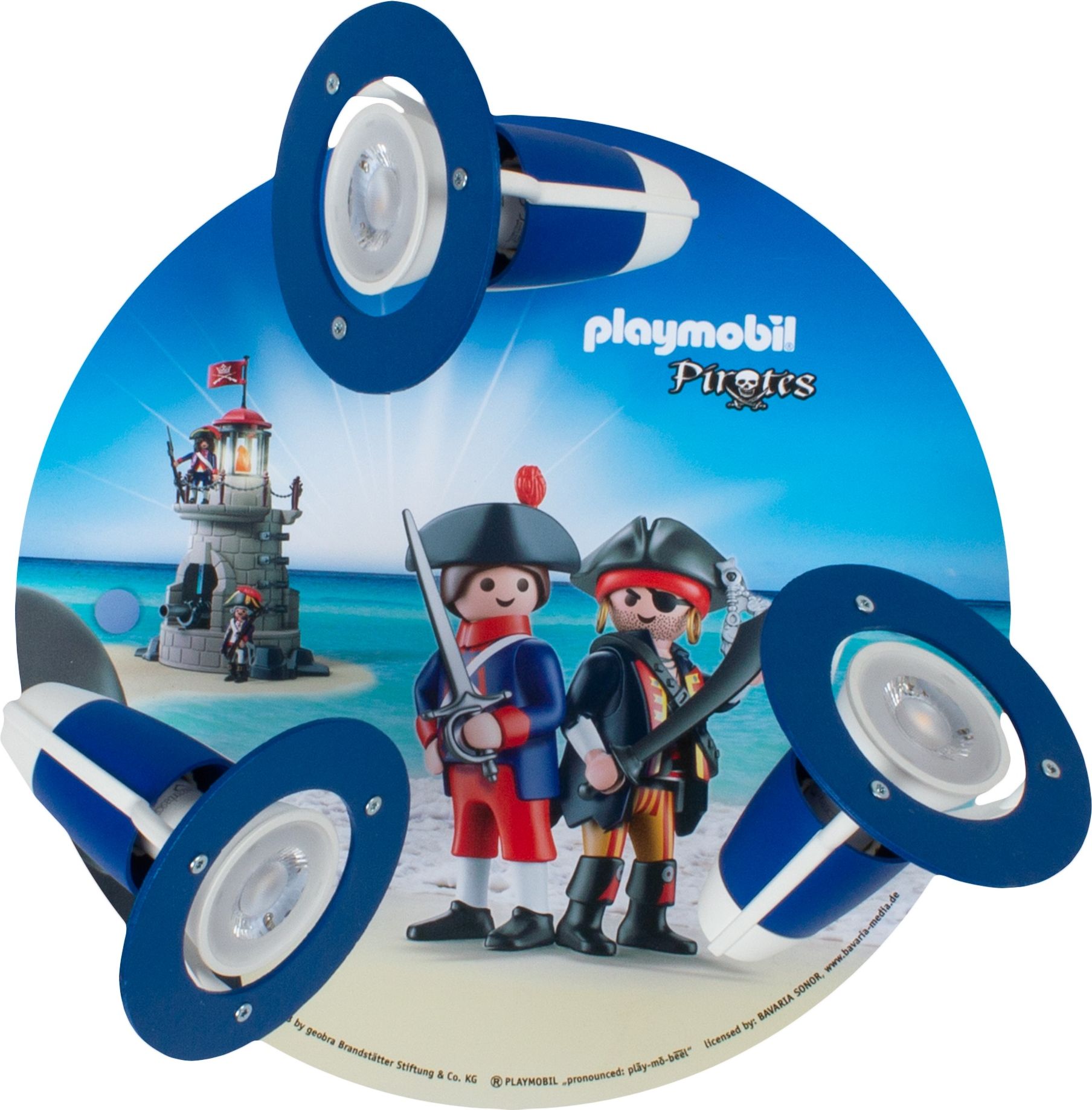 Elobra Playmobil Piráti 136164 dětské nástěnné světlo - obrázek 1