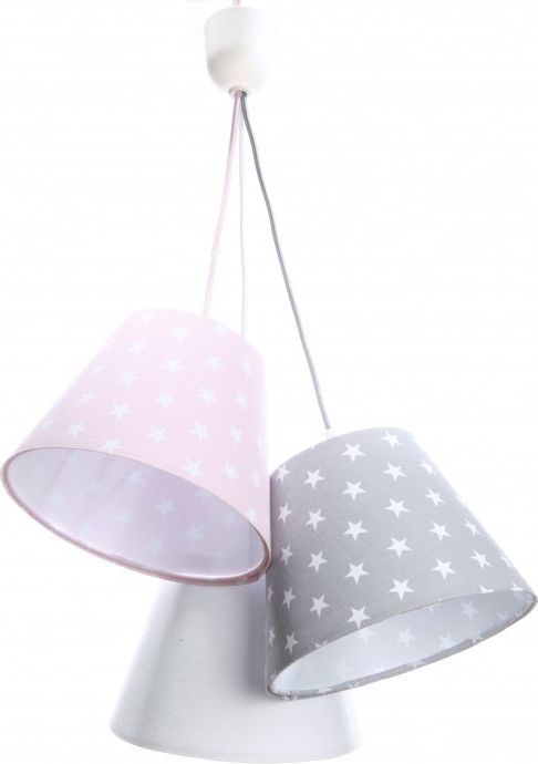 Timberlight Stars Pink dětský závěsný lustr - obrázek 1