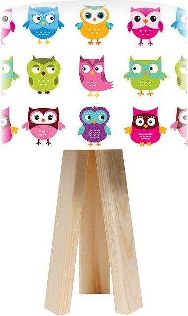 Timberlight Rainbow Owls WN dětská stolní lampička - obrázek 1