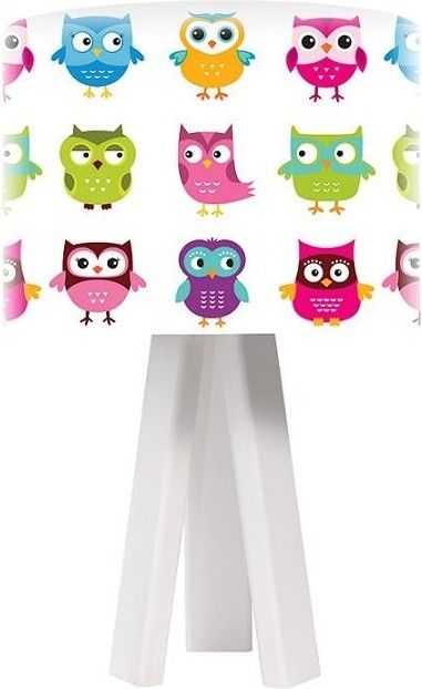 Timberlight Rainbow Owls WW dětská stolní lampička - obrázek 1